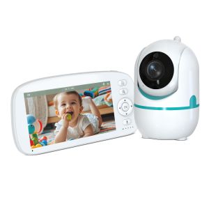 Compact HD Baby Monitor with Customizable Color and Works With IOS And Android