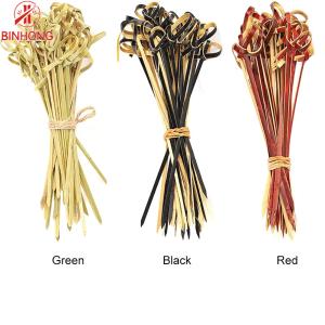 Buy cheap Convenient AB Grade 12cm Knotted Bamboo Skewers from wholesalers