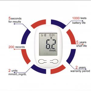 China Wholesale Portable Blood Sugar Test Meter BGM-102 on sale
