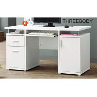 Buy cheap Hollow Board Modern Computer Desk , Contemporary Computer Desk With 2 Drawers product