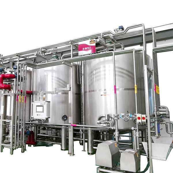 Quality Cleaning Liquids Transfer Milk Tanker RO CIP Cleaning System for sale