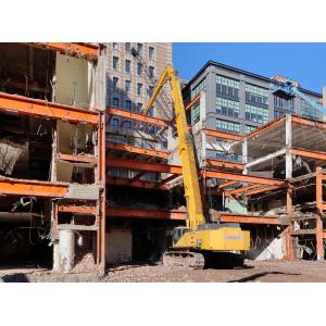 Buy cheap Excavator Extension Long Reach Boom Arm 17m 18m 23m High Reach Demolition Attachment from wholesalers