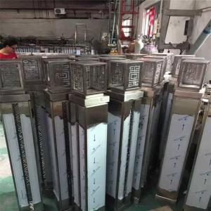 Buy cheap OEM&ODM Stainless steel balcony pipe railing baluster design from wholesalers