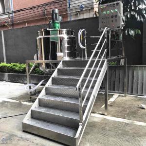 2 Ton Homogenizer Emulsifier Mixer , Steam Heated Shampoo Making Machine