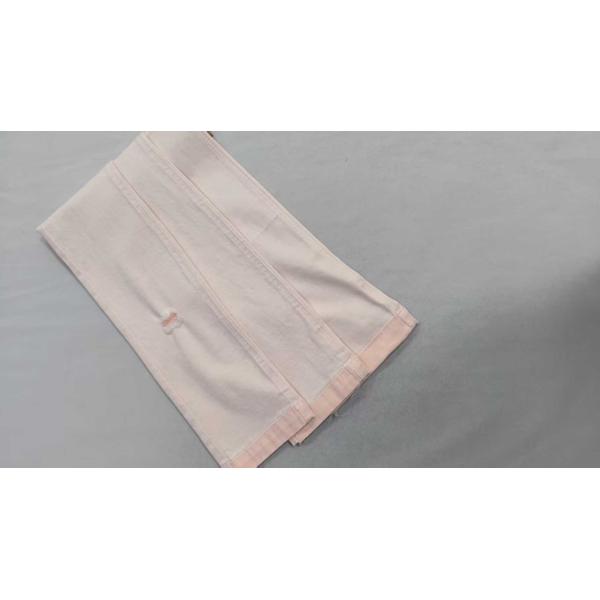 Siro medium elastic 10.1oz White/Pink with full width 178-180 cm construction 8