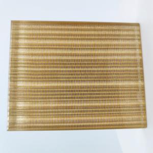 Buy cheap PVB Luxury Metal Mesh Laminated Glass Space Partition from wholesalers