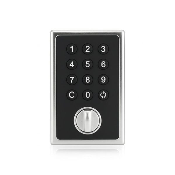 Small Electronic Safe Lock Including Mechanical Key Emergency Override Designed