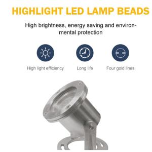 Buy cheap Stainless Steel IP68 DMX RGB LED Underwater Fountain Light from wholesalers