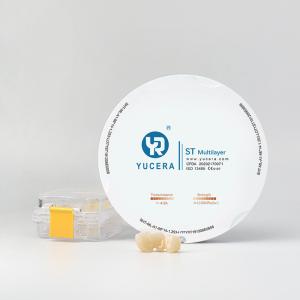 Buy cheap YUCERA ST Multilayer Yucera Pre Sintered Zirconia Dental Ceramic Materials Multilayer With 16 Colors from wholesalers