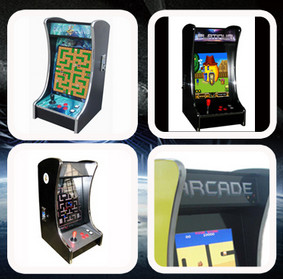 75CM Length Mini Arcade Game Machines Medium Density Fiberboard Cabinet