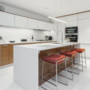 Buy cheap Customization Modern Dark Brown Kitchen Cabinets European Style L Shaped product