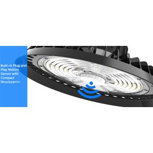 China 5 Years Warranty No UV or IR UFO LED High Bay Light CE CB SAA TUV GS With Pluggable Motion Sensor on sale China 5 Years Warranty No UV or IR UFO LED High Bay Light CE CB SAA TUV GS With Pluggable Motion Sensor on sale