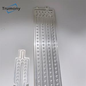 Buy cheap High Toughness Silver Aluminum Liquid Cooling Plate With Good Air Tightness For EV BESS from wholesalers