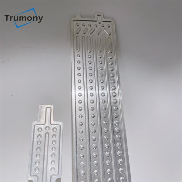 Quality High Toughness Silver Aluminum Liquid Cooling Plate With Good Air Tightness For EV BESS for sale