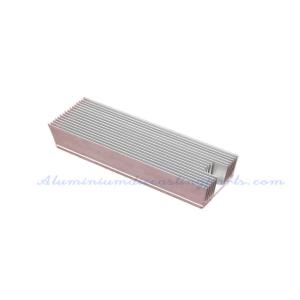Buy cheap Silver Anodize Extruded Aluminum Heatsink Bar Shape Heat Sink from wholesalers