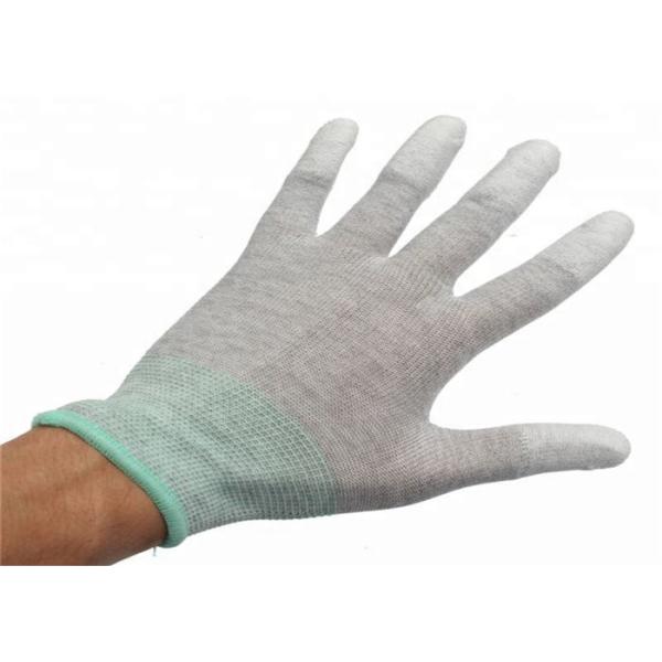 Buy cheap Stretch Anti Static Gloves PU Coated , Nylon Yarn Utility Work Gloves from wholesalers