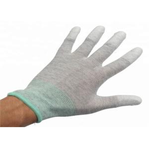 Buy cheap Stretch Anti Static Gloves PU Coated , Nylon Yarn Utility Work Gloves from wholesalers