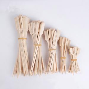 Buy cheap LFGB 150mm Length Disposable Barbecue Bamboo Skewers from wholesalers
