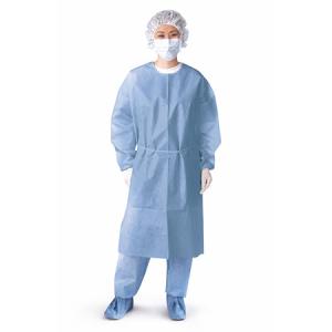 Buy cheap Biodegradable Isolation Gowns Disposable Medical Apparel With 4 Waist Belts from wholesalers