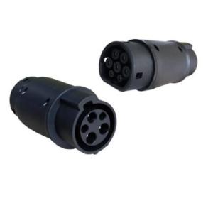 Buy cheap 32A 250V Type 2 Car charging on Type 1 EV Charging Station Interface Adapter Type 2 to Type 1 EV Adapter from wholesalers