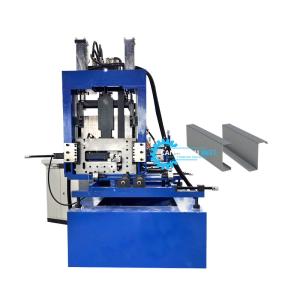 Buy cheap Plc Control C Z U Purlin Roll Forming Machine Hydraulic Punching And Cutting from wholesalers