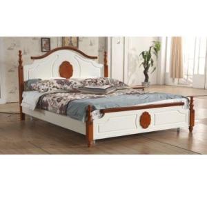 Buy cheap Countryside Style King Size Double Wooden Bed from wholesalers
