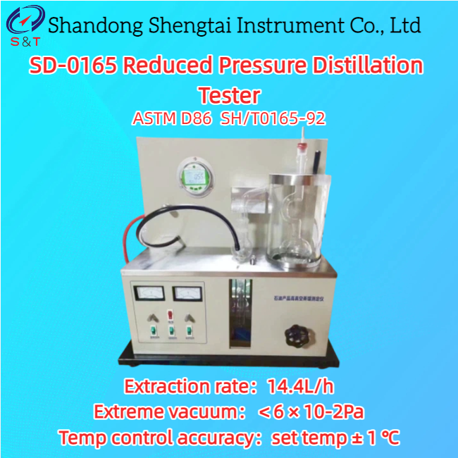 Buy cheap Reduced Pressure Distillation Tester PT100 Sensor Extraction 14.4L/h ASTM D86 from wholesalers