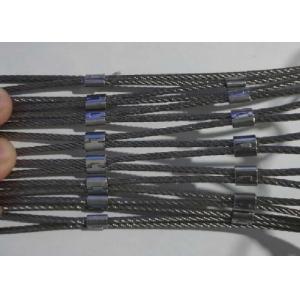 Buy cheap 25x25mm Black Oxide Cable Mesh Customized For Versatile Ladder from wholesalers