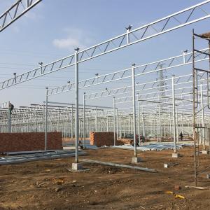 Large Multi-Span Greenhouse with Modern Aluminium Structure and Hydroponics
