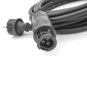 Buy cheap 5M Solar Power Cable with 25A Rated Current Copper Conductor and VDE CE RoHS Certification for Micro Inverter AC Connection from wholesalers