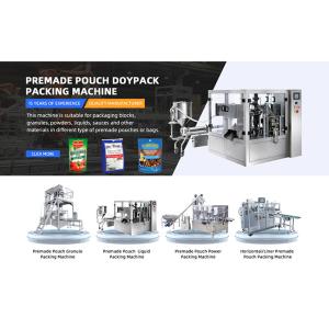 Buy cheap WG210 Automatic Sauce Doypack Premade Pouch Packing Machine SUS304 Material Configuration PLC System from wholesalers