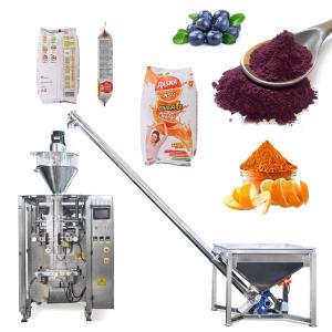 Vertical Powder Packaging Machine With Screw Metering Machine Raw Material