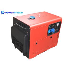 AC Single Phase 220V Small Portable Diesel Generator 6kva Silent Genset 50HZ
