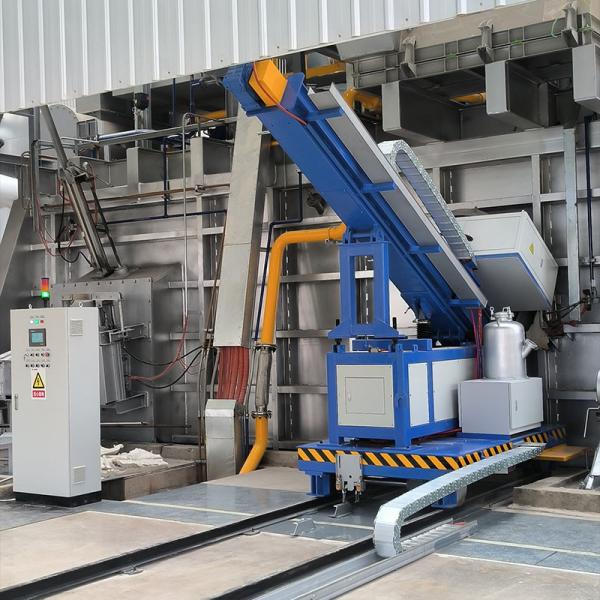 Quality Refining Gas Pressure Of 0.4～0.6MPa Flux Injection Machine For Aluminum Liquid Depth Range Of 600-1100㎜ for sale