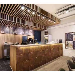 Buy cheap Polyurethane Tree Ring Wood Brown Cultured Stone Brick 1160x300x30mm from wholesalers