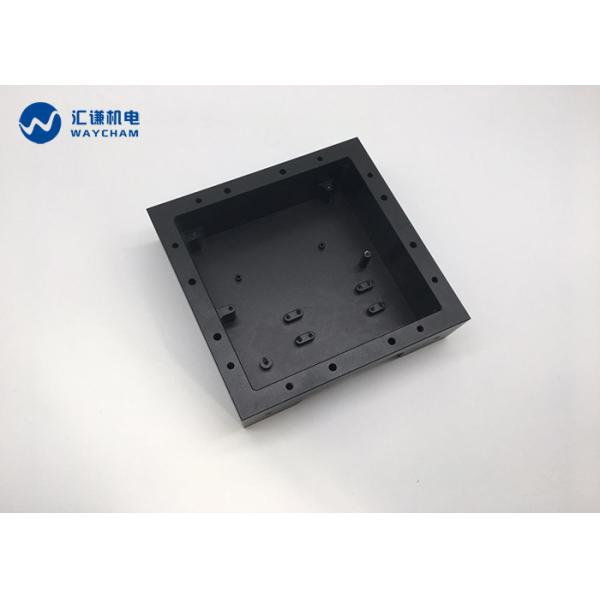 Quality Black Anodized Ra0.4 6063T5 cnc Aluminium Machining Parts Signal Light Enclosure for sale
