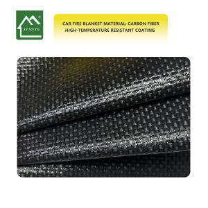 Car Carbon Fiber Black Fire Extinguisher Blanket Custom