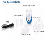 Asthma Portable Nebulizer Machine Handheld Rechargeable Small Mesh Ultrasonic