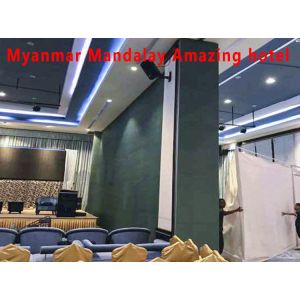 Buy cheap Acoustic Folding Partition Wall with 6061-T6 Aluminum Frame and Q235 Steel Core for Spaces Up to 6M Height from wholesalers
