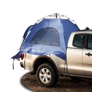 Buy cheap 210*165*176CM Blue 210D Polyester Waterproof Automatic Fiberglass Frame Pick Up Truck Tent from wholesalers
