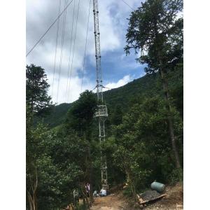 Buy cheap Hot Dip Galvanized Communication Lattice 5g Guyed Mast Tower from wholesalers