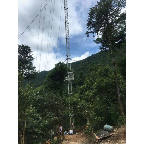 Quality Hot Dip Galvanized Communication Lattice 5g Guyed Mast Tower for sale