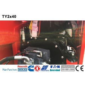 Transmission Line Stringing Equipment 2x40KN Hydraulic Wheel Tensioner