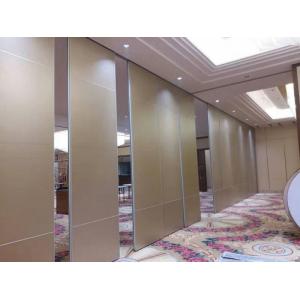 Buy cheap Soundproof Operable Movable Acoustic Partition Wall With Aluminium Tracks Rollers from wholesalers