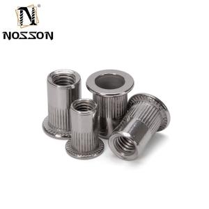 Buy cheap Instock M6 Half Hex Blind Rivet Nut Ss304 Blue White Zinc Flat Head Hexagon Riveted Nut for Metric Measurement System from wholesalers