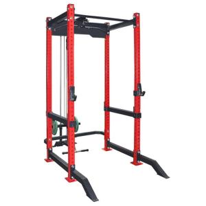 Buy cheap 600kg Full Gym Equipment Multifunctional Power Squat Rack With Pulley from wholesalers