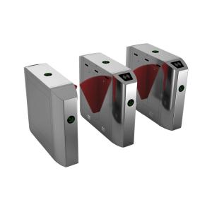 Buy cheap SS304 Retractable Wire Drawing Flap Barrier Gate Bi Directional IP44 from wholesalers