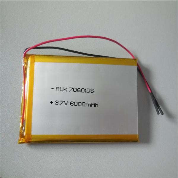 Quality Stable Custom LiPo Battery 3.7V 6000mAh Overcurrent Protection for sale