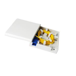 Buy cheap FTTH Caixa CTO 2 Doors Fiber Optic Terminal Box 86mm*86mm*23mm from wholesalers