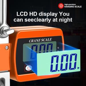 LCD Display 300kg Digital Hanging Scale Powered by 3*AA Dry Batteries and Alloy